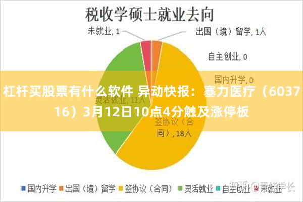 杠杆买股票有什么软件 异动快报：塞力医疗（603716）3月12日10点4分触及涨停板