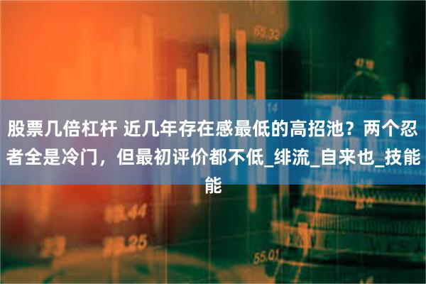 股票几倍杠杆 近几年存在感最低的高招池？两个忍者全是冷门，但最初评价都不低_绯流_自来也_技能