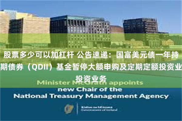 股票多少可以加杠杆 公告速递：国富美元债一年持有期债券（QDII）基金暂停大额申购及定期定额投资业务