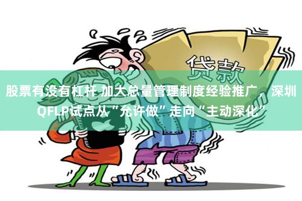股票有没有杠杆 加大总量管理制度经验推广，深圳QFLP试点从“允许做”走向“主动深化”